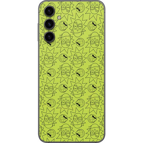 Adult Swim Rick and Morty Rick and Morty All Over Print Galaxy A14 5G Skin